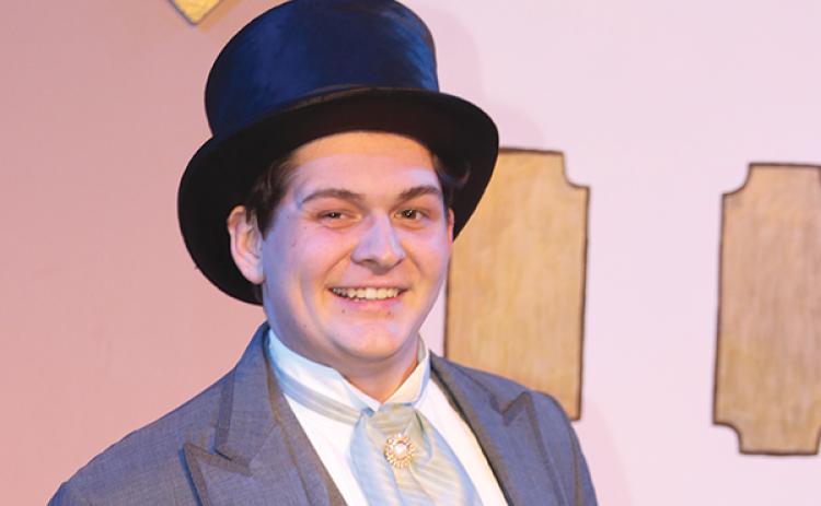 TRISHA MURPHY/Palatka Daily News – Andrew McClellan is dressed as his character from “The Drowsy Chaperone, A Musical With a Comedy,” which closes Sunday.