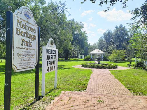 Melrose Heritage Park is one of two locations a committee recommended the Board of County Commissioners relocate the Confederate statue currently at the Putnam County Courthouse.