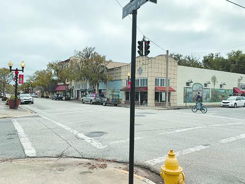 The Palatka intersection of St. Johns Avenue and Seventh Street is one of the areas that will be included in the potential streetscape improvement project.