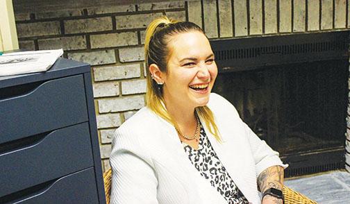 Sara Mackelburg, Shining Light’s program manager and outreach coordinator, says having a genuine laugh without drugs or alcohol is what kept her going during recovery.