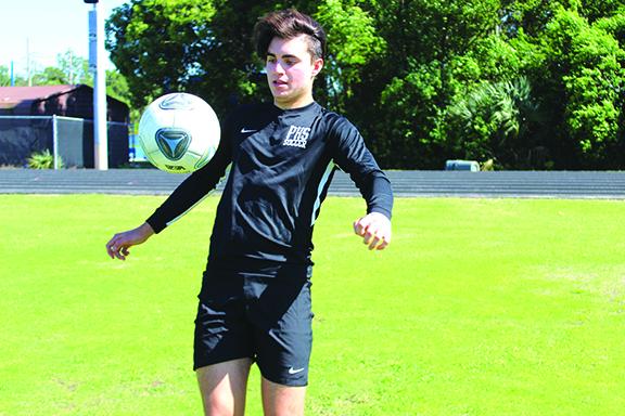 Palatka’s Gabe Herrington had a big year for a young Panthers team with 27 goals and 19 assists. (MARK BLUMENTHAL / Palatka Daily News)