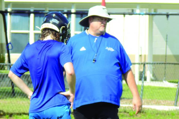 Peniel Baptist Academy six-man football coach Jeff Hutchins takes over as head coach after being a longtime assistant to former coach Jonathan Goodwin. (COREY DAVIS / Palatka Daily News)