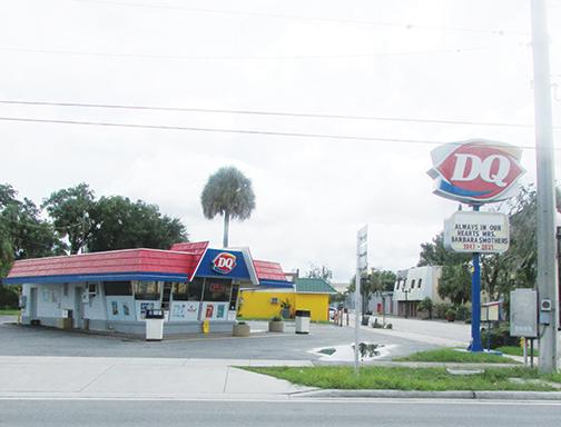 The marquee in front of Dairy Queen in Palatka pays tribute to Barbara Smothers, who had co-owned the business with her husband, Howard, since 1996.