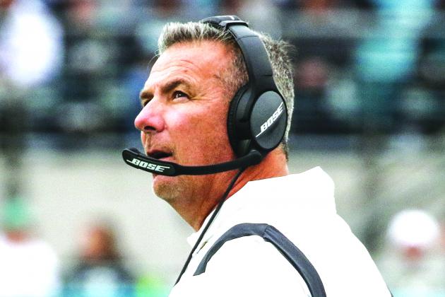 Urban Meyer was fired as Jacksonville Jaguars head coach just one year into a five-year contract, leaving with a 2-11 record. (JOHN STUDWELL / Special to the Daily News)