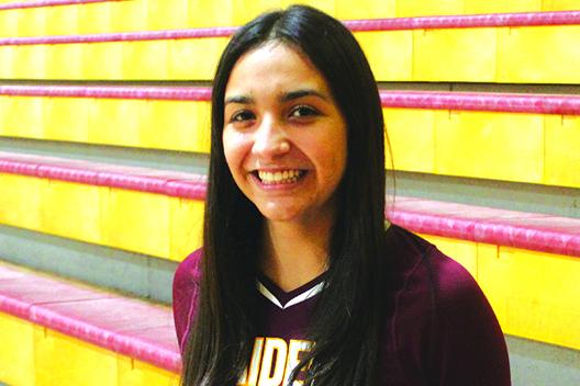 Aleni Carbajal led a young Crescent City volleybal team, holdng many different roles during the year. (MARK BLUMENTHAL / Palatka Daily News)