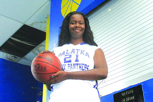 Palatka’s Treasure Washington finished in the top two in numerous statistical categories for her team. (MARK BLUMENTHAL / Palatka Daily News)