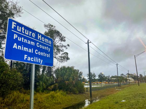 A sign displayed off State Road 19 near the Putnam County Sheriff's Office is seen in this file photo from April 2022. (Palatka Daily News file)