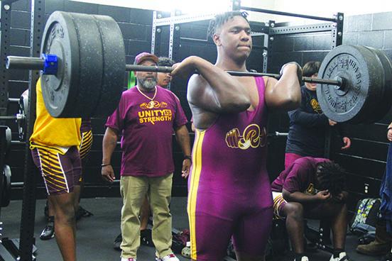 Crescent City unlimited division lifter Jeremiah Odom is one of the lifters the Raiders are counting on to move on to regionals at next Wednesday’s District 9-1A tournament at Mount Dora Christian. (COREY DAVIS / Palatka Daily News)