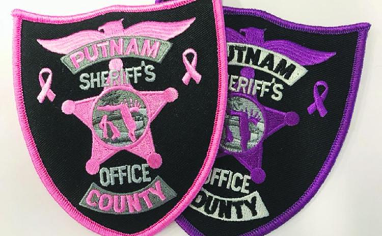 The patches on sale at the Putnam County Sheriff's Office.