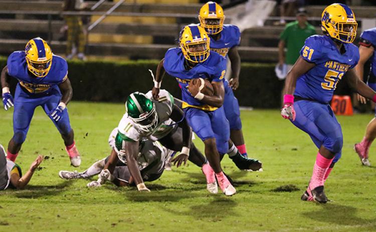 O’marrion Wilson led Palatka with 22 carries for 84 yards. (GREG OYSTER / Palatka Daily News)