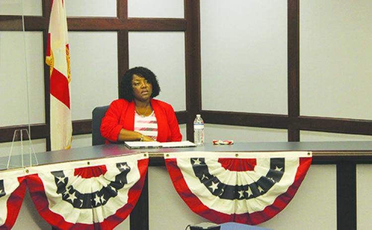 Superintendent candidate Pamela Brown.