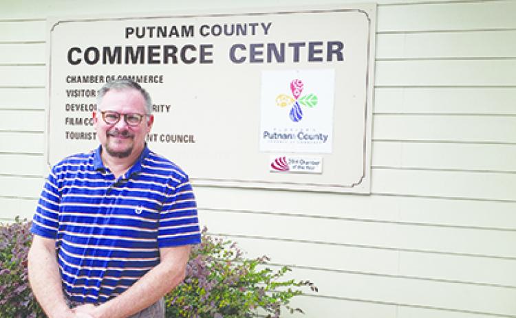 Brian Bergan, the Putnam County Chamber of Commerce's outgoing vice president of economic development.
