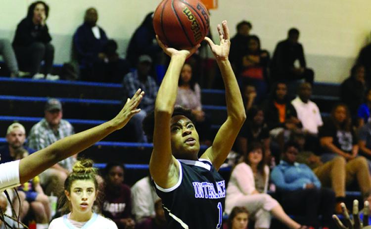 Interlachen’s Malea Brown has been the Daily News’ Girls Basketball Player of the Year her first three years playing for the Rams. (GREG OYSTER / Special To The Daily News)