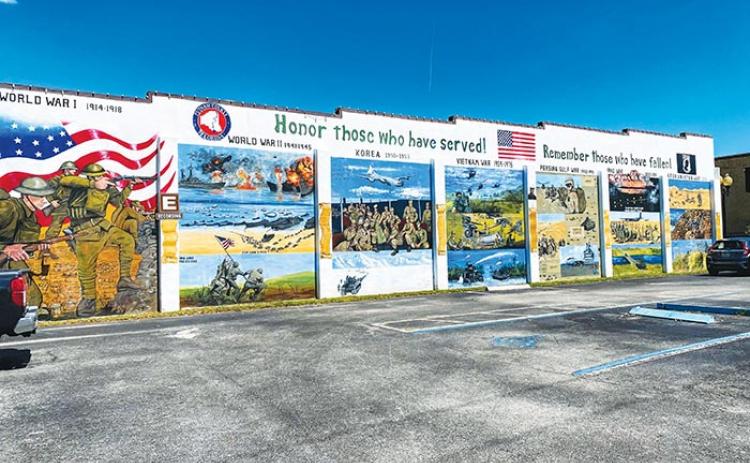 Murals such as this one in downtown Palatka could receive extra protection if the Board of County Commissioners approves a historical protection ordinance.