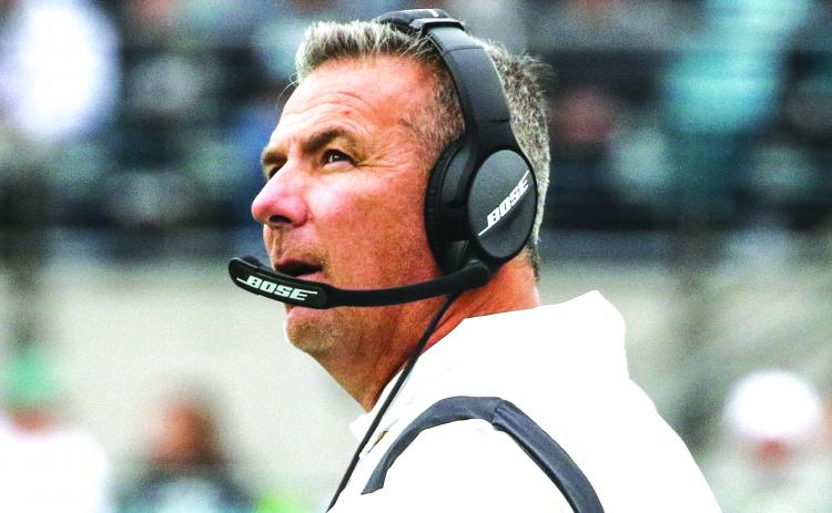 Urban Meyer was fired as Jacksonville Jaguars head coach just one year into a five-year contract, leaving with a 2-11 record. (JOHN STUDWELL / Special to the Daily News)