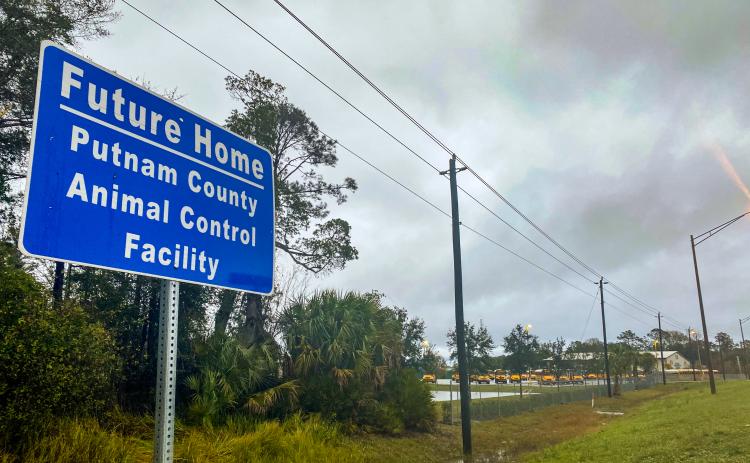 A sign displayed off State Road 19 near the Putnam County Sheriff's Office is seen in this file photo from April 2022. (Palatka Daily News file)