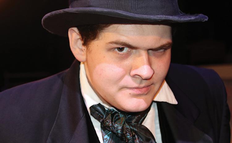 TRISHA MURPHY/Palatka Daily News – Andrew McClellan is dressed as Ebenezer Scrooge, the character he will play in the upcoming Palatka Junior-Senior High School Theater Department’s rendition of “A Christmas Carol.”