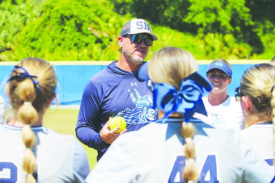 Third-year head softball coach Joey Pound has St. Johns River State College at 50-15, its best record ever, and in its first-ever NJCAA Division II World Series, which starts on Monday. (MARK BLUMENTHAL / Palatka Daily News)