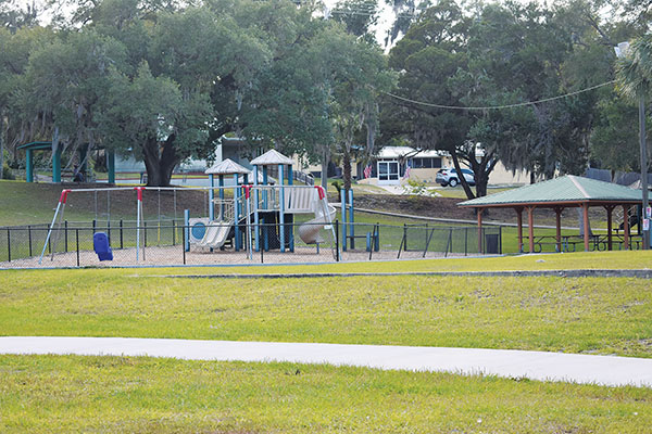 BRANDON D. OLIVER/Palatka Daily News – Authorities said a large event took place at Hank Bryan Park in Palatka before the shooting took place elsewhere in the city.