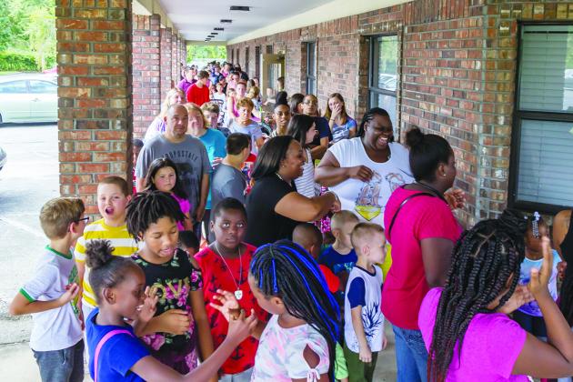 LifeSouth Community Blood Center in Palatka held a back-to-school backpack and supplies giveaway.