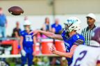 Peniel’s Andrew Dennin passed for 187 yards and one touchdown and ran for 146 and five touchdowns. (FRAN RUCHALSKI / Palatka Daily News)