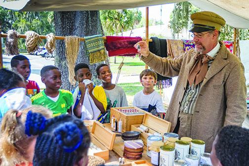 Putnam County students learn about life during the Civil War during the Occupation of Palatka 1864.
