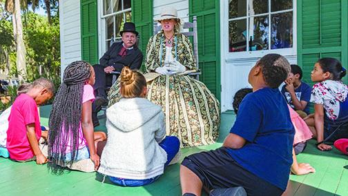 Putnam County students learn about life during the Civil War during the Occupation of Palatka 1864.