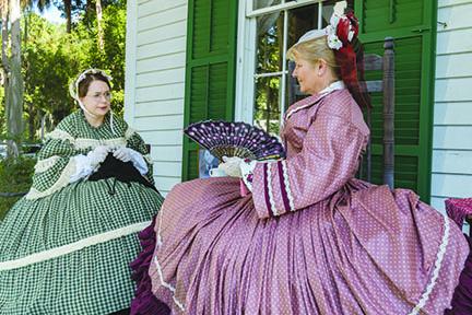Re-enactors provide a glimpse of history during the Bartram Frolic and the Occupation of Palatka 1864.