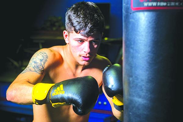 Eighteen-year-old Michael Garcia of Crescent City makes his professional boxing debut tonight. (FRAN RUCHALSKI / Palatka Daily News)