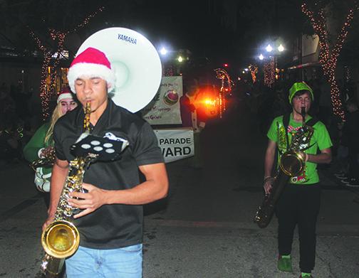 Groups participate in last year's Christmas Parade.