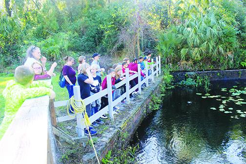 Interlachen Elementary students learn about water and the environment.