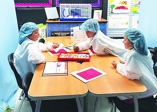 Kelley Smith Elementary students adopt a medical theme in class.