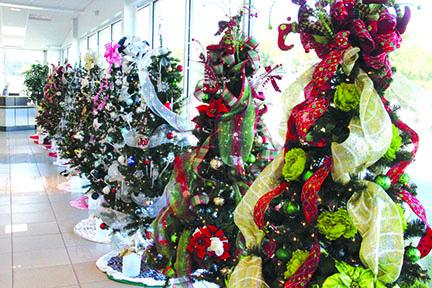 The third annual Festival of Trees is on display today through Dec. 14 at Beck Chevrolet Buick GMC in Palatka.