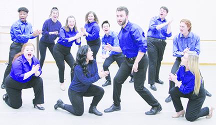 Florida School of the Arts Vocal Company students embrace the spirit of their upcoming Musical Theatre Vocal Company Concert set for 2:30 p.m. Sunday.