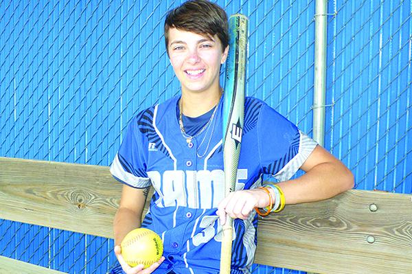 Interlachen's Amanda Quinby was a player of the year in two different sports, as a freshman in soccer in the 2014-15 season, then as softball shortstop in her senior season of 2018. (MARK BLUMENTHAL / Palatka Daily News)