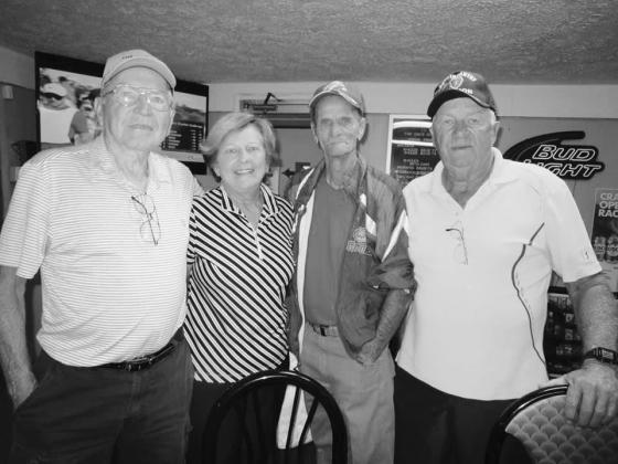 Winning team members (from left) Len Shetler, Rose Mary Dreessen, Don Frazee and Chuck Blake. (Submitted photo)