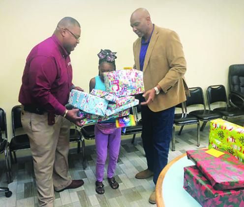 The Palatka Housing Authority hosts it annual toy giveaway.