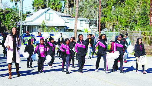 Putnam residents participate in the Martin Luther King Jr. Parade and Festival.