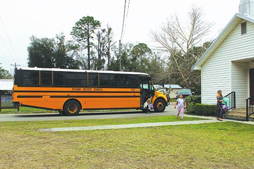 Students have a new Bardin bus stop because the bridge cannot accommodate large vehicles.