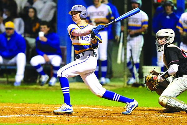 Hunter Keen had one of five Palatka hits Thursday night at the Azalea Bowl. (GREG OYSTER / Special To The Daily News)
