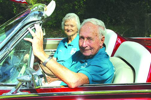 Gene and Avice Jackson plan to be at Saturday's car show with their 1963 T-bird convertible. The car show is held in conjunction with this weekend's 74th annual Florida Azalea Festival.