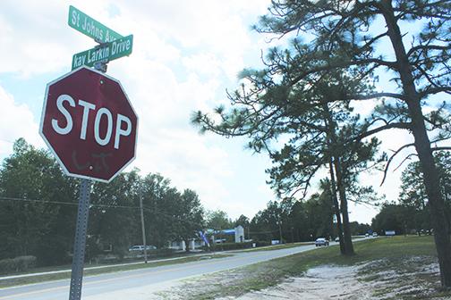 Recent construction as the intersection of St. Johns Avenue and Kay Larkin Drive in Palatka has some drivers upset at the condition of the road.
