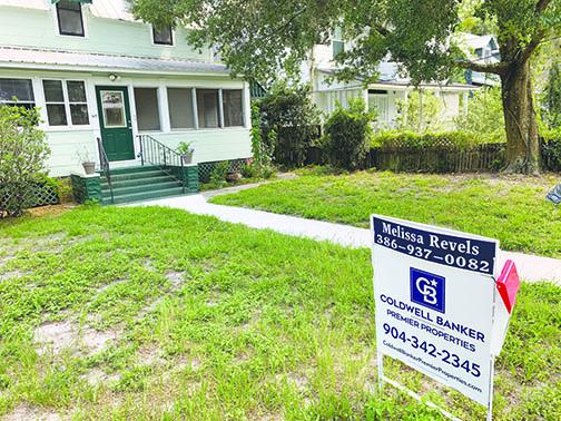 A home near Kirby Street that is for sale. According to recent data from the Northeast Florida Association of Realtors, listings in Putnam County were down in May compared to May 2019, though median sales prices were up.