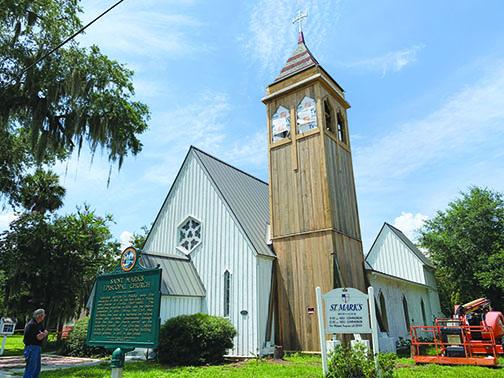 St. Mark’s Episcopal Church leaders are working to replace the church’s bell tower.