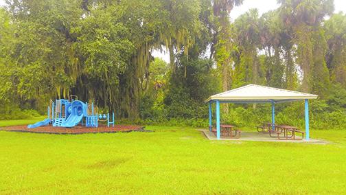 Georgetown Park received new playground equipment, picnic tables and a pavillion earlier this year.