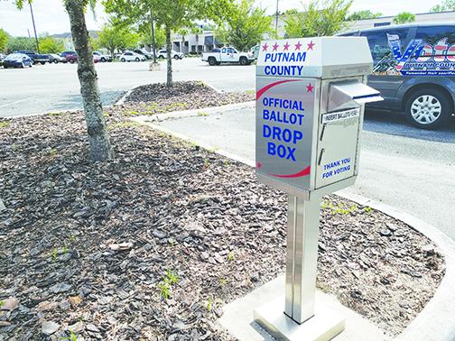 Drop boxes will be outside early voting locations, like the Supervisor of Elections Office in Palatka, for people who request mail ballots but would prefer to take them, rather than mail them, back to elections workers.