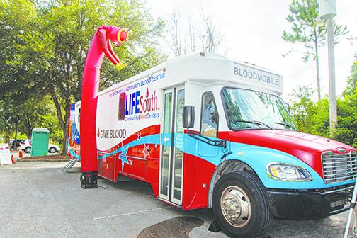 The LifeSouth Bloodmobile