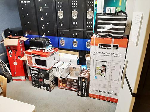 Palatka Police Department officers said these items were recovered after a Palatka man and a St. Augustine woman attempted to walk out of Walmart with about $485 worth of items Sunday.