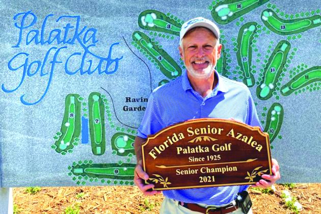 Doug Hanzel of Savannah, Ga. won the 2021 Senior Azalea Amateur Golf Tournament with a three-day score of 7-under. He won the tournament by three shots. (Submitted photo)
