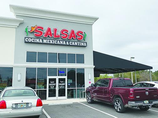Salsas Mexican Restaurant opened Tuesday next to Firehouse Subs on State Road 19 in Palatka.